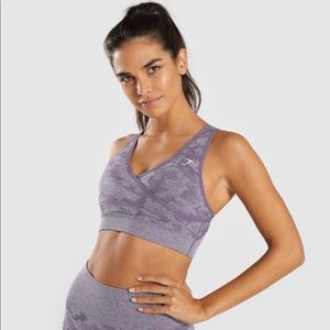 Camo Seamless Sports Bra